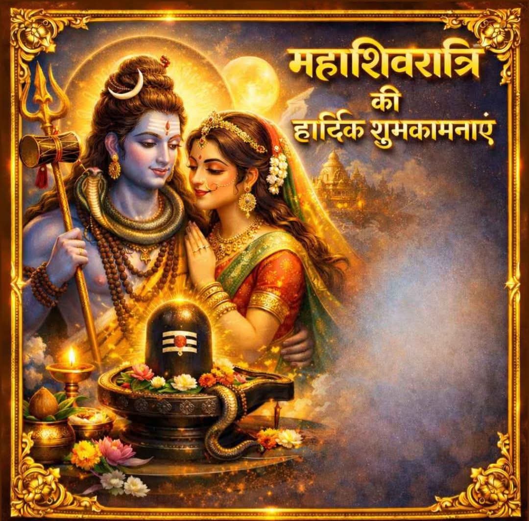 ajitchaubebjp's tweet photo. देवाधिदेव महादेव जी की आराधना के पावन पर्व महा शिवरात्रि की सभी भक्तों को हार्दिक शुभकामनाएं 

बाबा महाकाल की कृपा से आप सभी के जीवन में सुख, शांति और समृद्धि का प्रकाश फैले।

हर हर महादेव https://t.co/VDQEQpSsKX