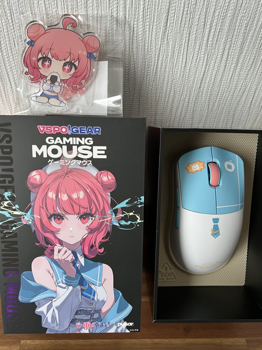 ぶいすぽマウスきた！！ あかりんのマウス買いました！ めっちゃかわい