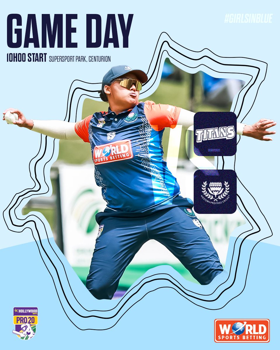 GAME DAY!!

#WPCricket #westernprovince #WSBNewlands #WSBWP🧡 #GirlsInBlue💙 #WozaNawe #Pro50