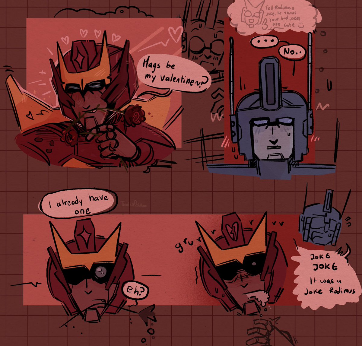 _tiedsh0es's tweet image. this was more fun to me then romantic rodimags valentines