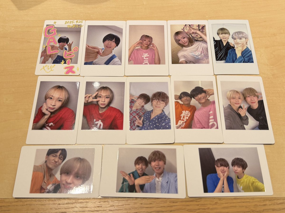 ラムネ商店街 ハピカ チェキ 【譲】青 桃 赤 橙 紫 黄 【求】 定価