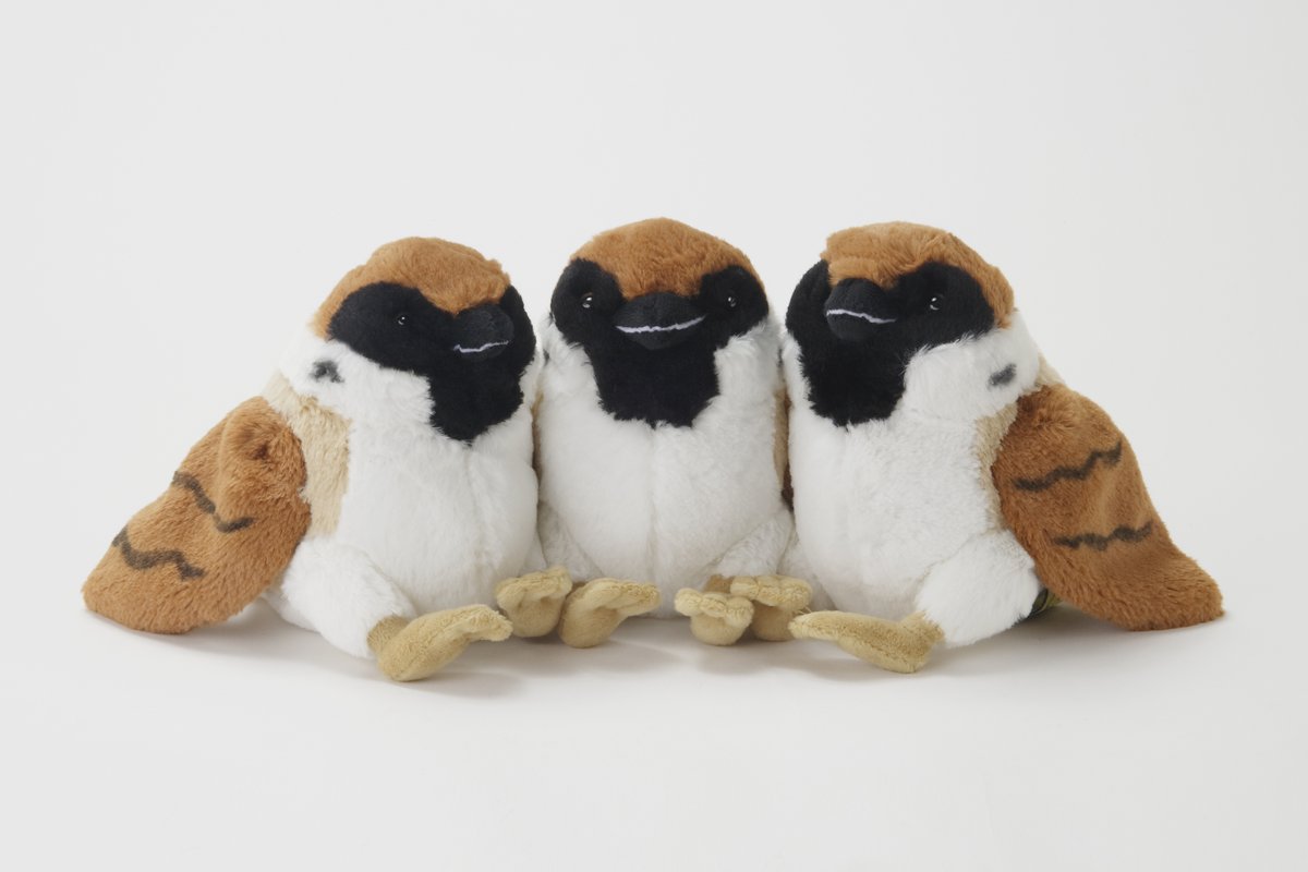 生物園オンラインショップ で販売している野鳥のぬいぐるみが