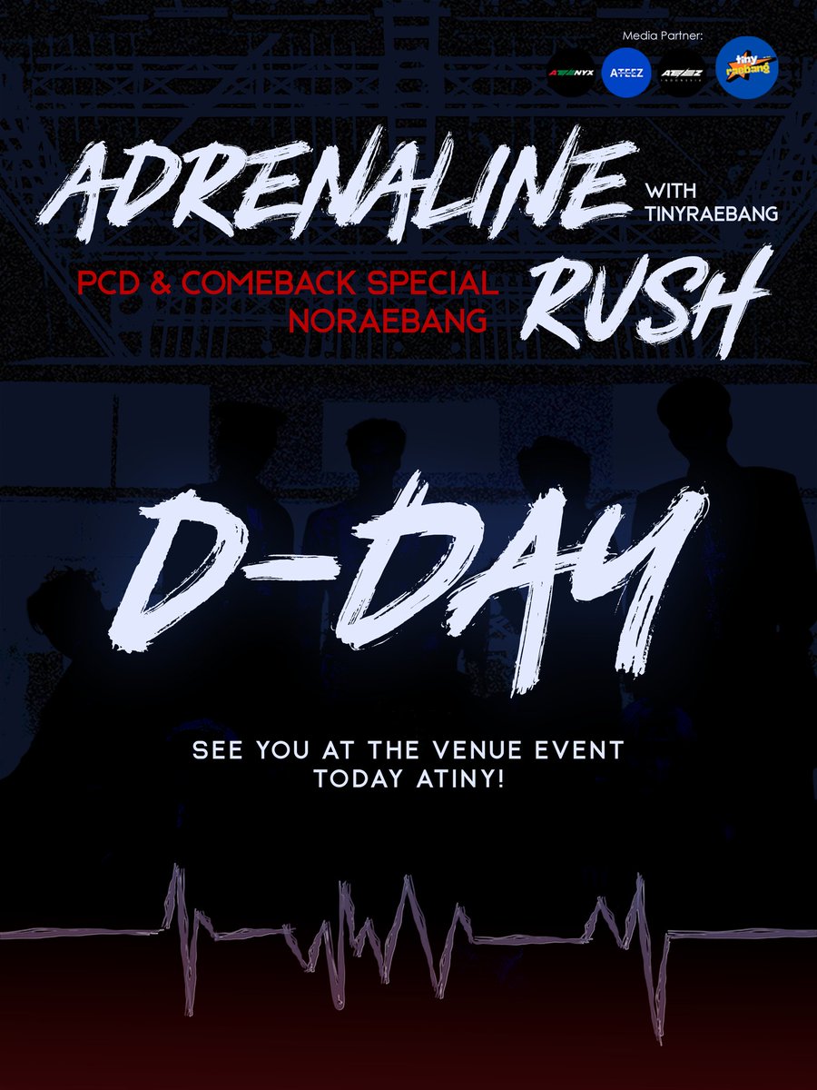 Finally.. the Dday has come ^^

We’ve already sent a confirmation email to you, so please kindly check &amp; show it to our RSVP team once you arrive~

Also, you can bring your tumbler &amp; get a free refill on the spot.

Don’t forget to bring your ATEEZ stuff to make today even more