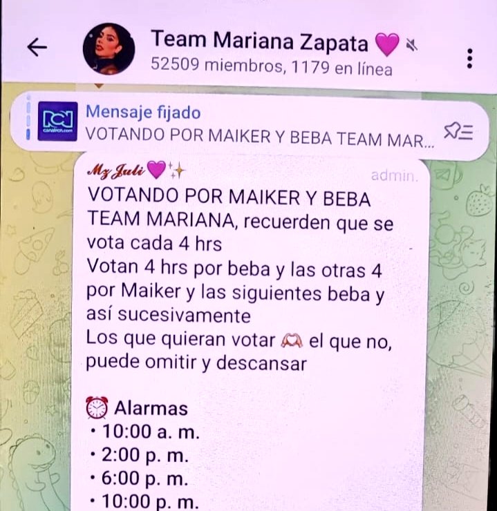 Teamchismesito's tweet photo. Me arrepiento de haber apoyado a Mariana, INSOPORTABLES!!!
Votando por Maiker, 0 y van 2!!!
#LaCasaDeLosFamososCol
#LaCasaDeLosFamososCol3 https://t.co/SOlpDMTZ21