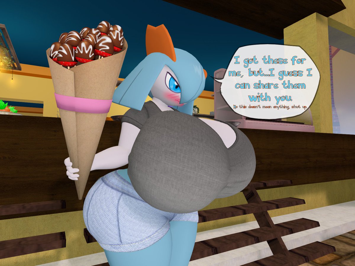 Happy Valentine's day! Joanna decided to share some of her chocolate covered strawberries with you. She's being nice, since it's a holiday and all. Do NOT look into it. Do NOT question why she's blushing.