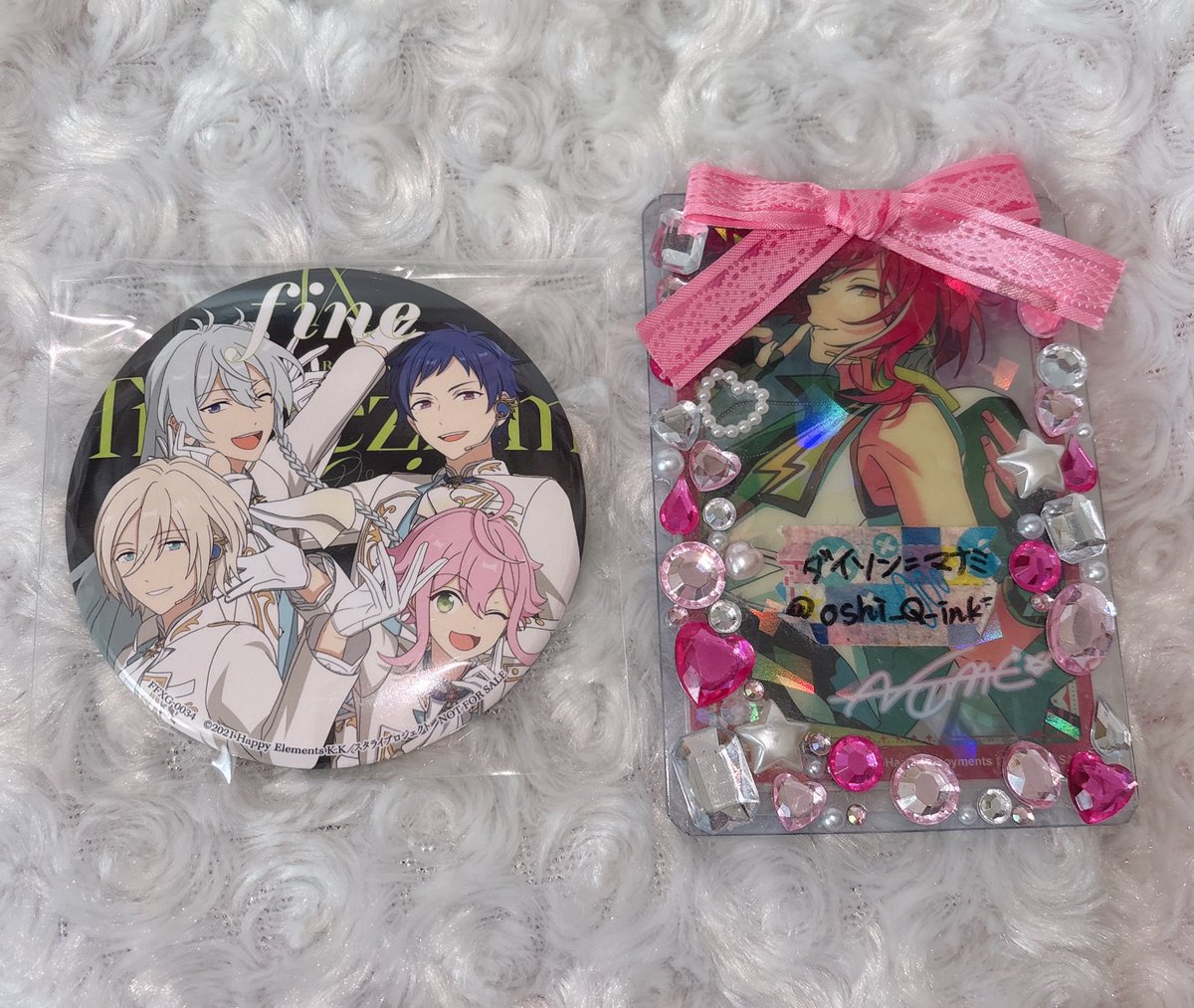 あんスタ 交換 スタライ 9th アニメイト 特典 缶バッジ 譲)fine クレビ