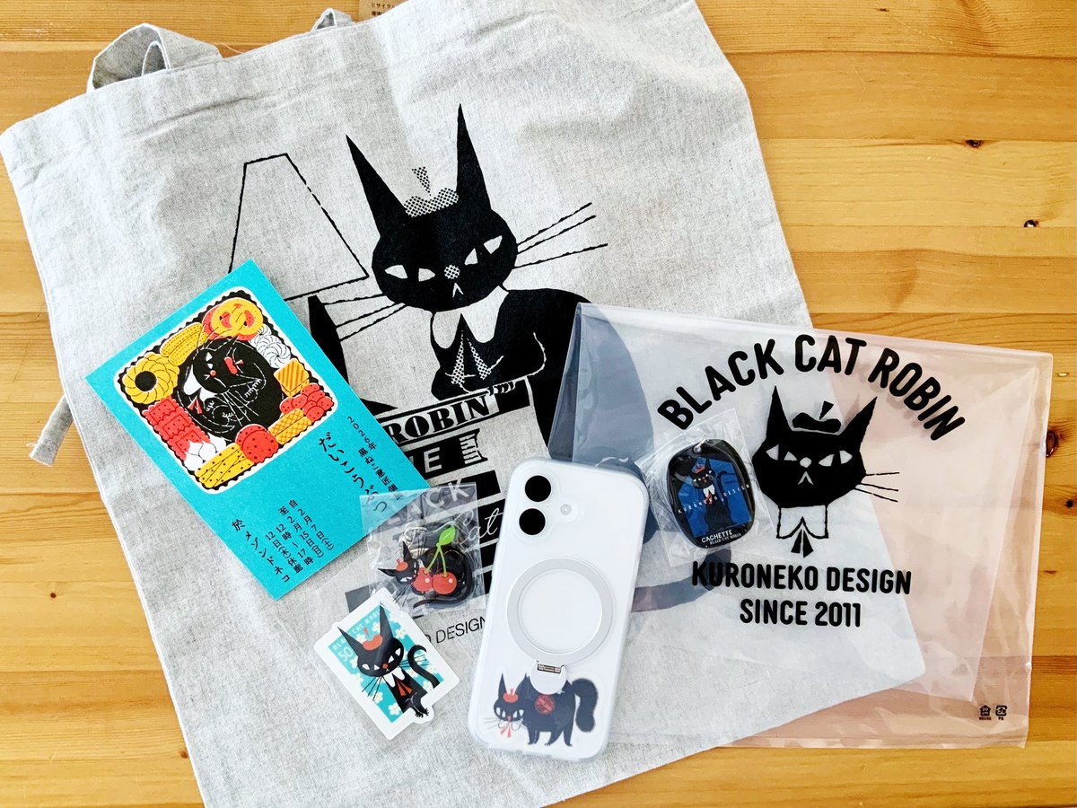 黒ねこ意匠さんの個展🐈‍⬛ 10年以上前にクリマでお見かけしてから