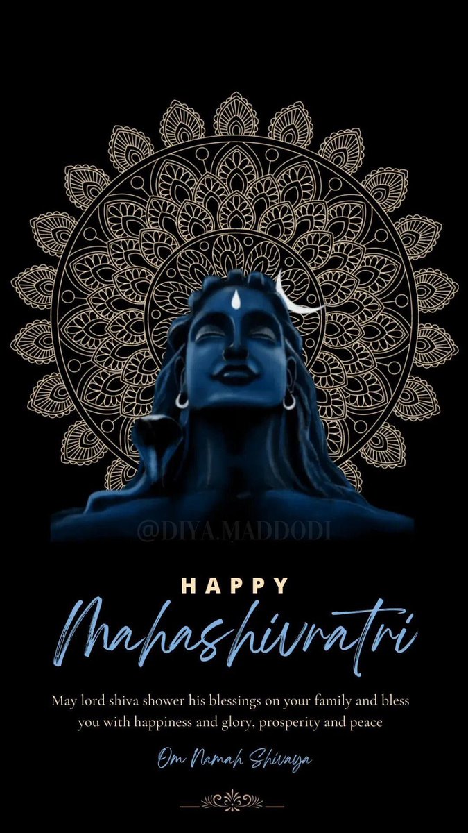 Happy Mahashivratri to all my friends ❤️