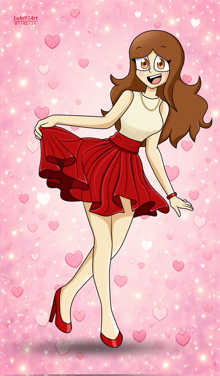 Mika está lista para el san Valentín 💝💌 este no es el único dibujo que hare acerca del amor solo que estoy un poco verde 😅 

Feliz Día Del Amor Y La Amistad ojalá la pasen genial! #MikaSanz #myoc #lulumika95 #Lulu95Art #SanValentinoDay #HappyValentinesDay2026 #MyArtwork