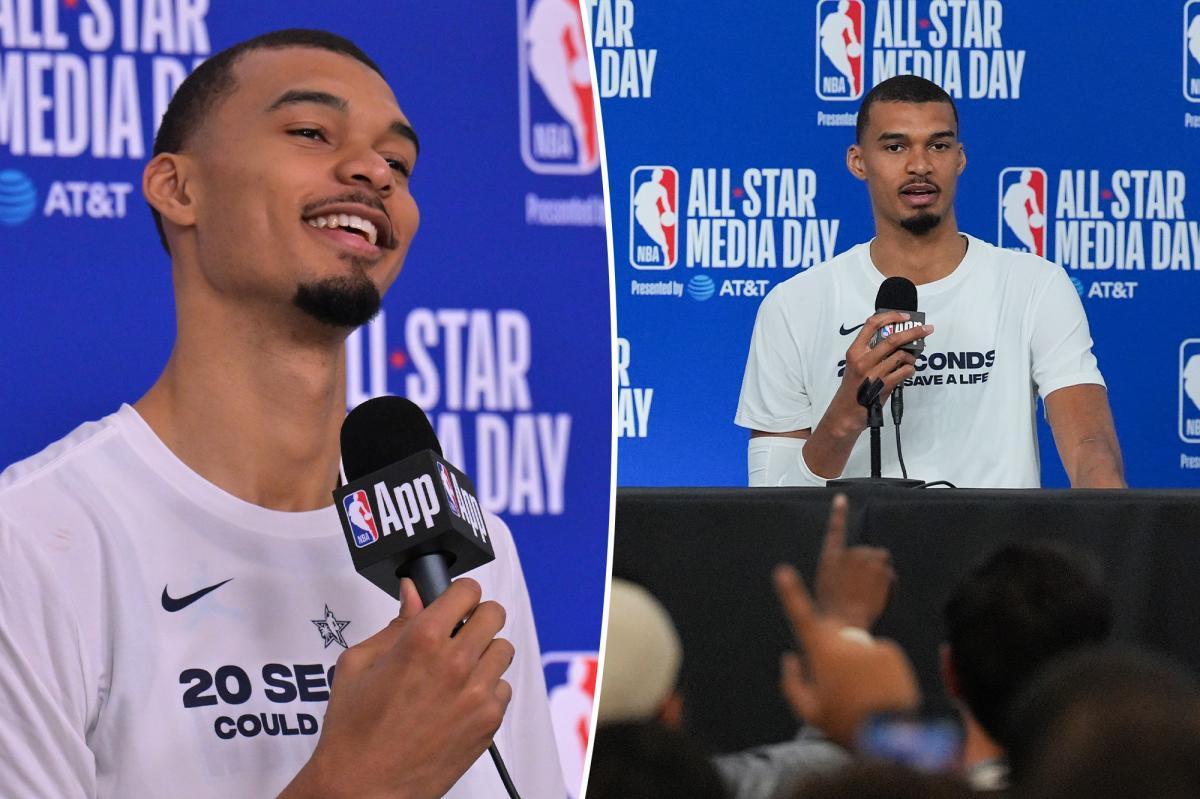 NBA All-Stars, including Anthony Edwards, revel in witty quotes, quips nypost.com/2026/02/14/spo…