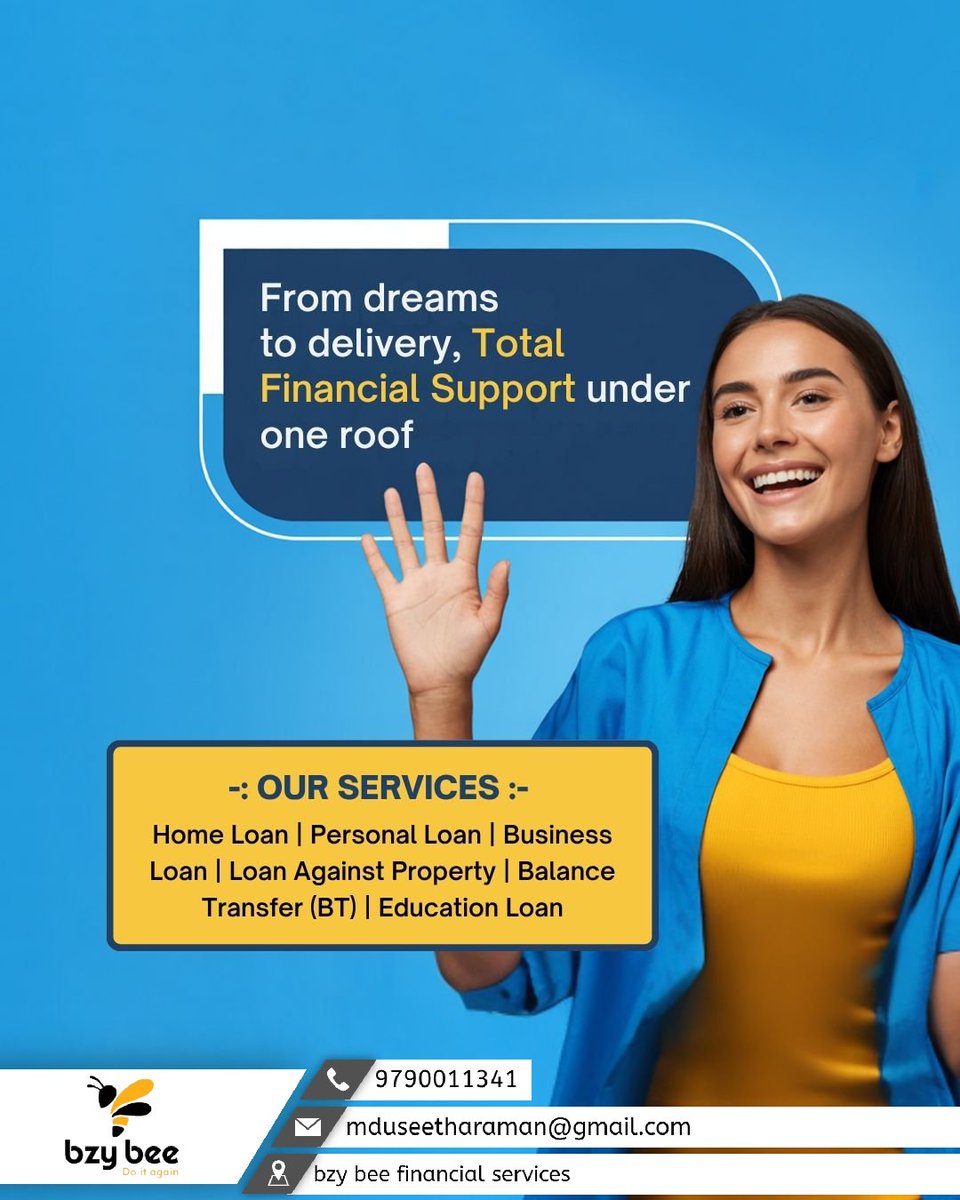 bzybeeinsurance's tweet image. 💼 Professional &amp;amp; Trust-Building

Looking for the right financial support?

We offer multiple loan solutions tailored to your needs.

📞 Contact us now for complete details.

#bzybee #insurance  #loan #madurai #uthangudi #9790011341