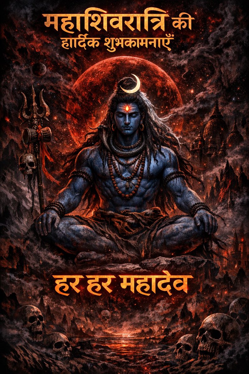 महाशिवरात्रि की हार्दिक शुभकामनाएँ