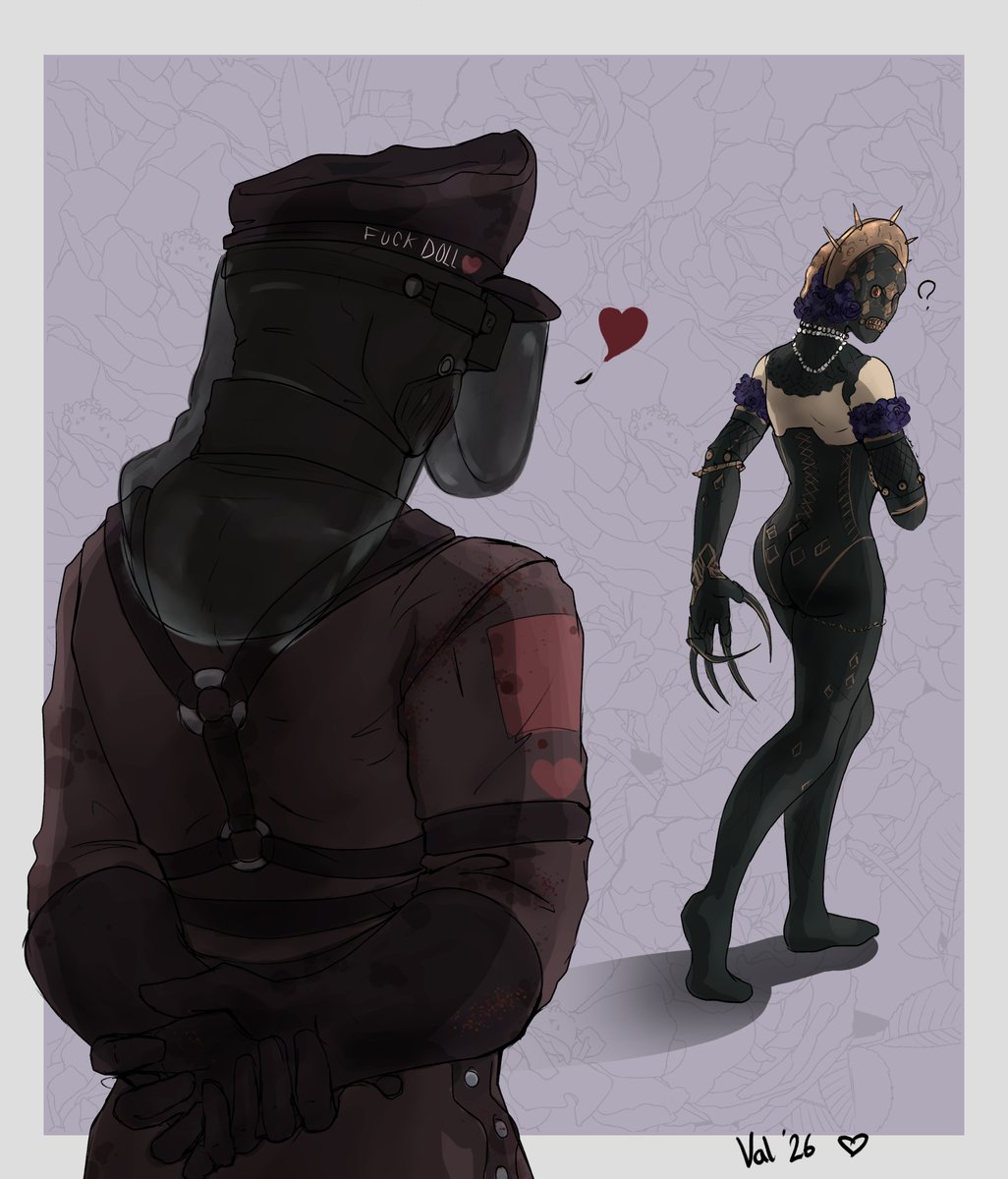 Arforzan's tweet photo. Tis finally done! For @27thLament - I adore your character, and I wish I'd given myself time to add a proper background and more details for these two, but I hope you like it! #OutlastEvents https://t.co/M5AfVnl3DY