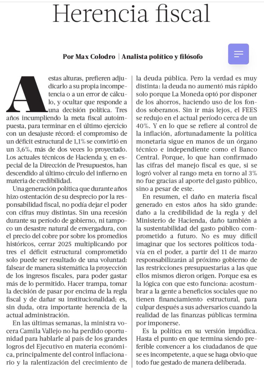 maxcolodro's tweet photo. Herencia fiscal… https://t.co/Htr2hQUttb