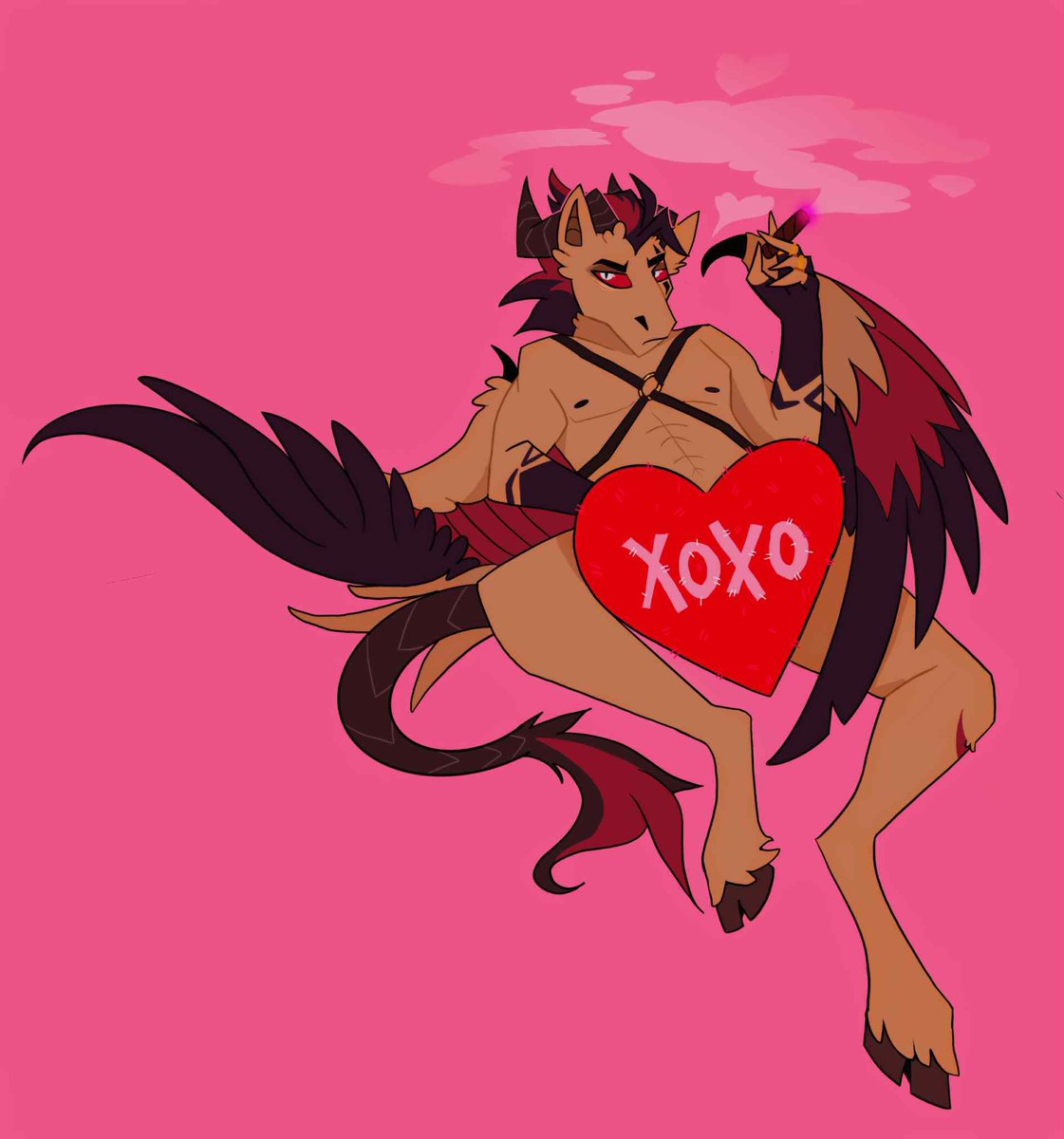 (Late) valentines thingy…

usually i don’t really do it.
But hey Grumpy horse wanted to share some love~ 
( not really i had to force him … He hated it ) 

Had some help with sketching from the pose from : @pinkaste_ 
So big thank you for the help ❤️‍🔥.