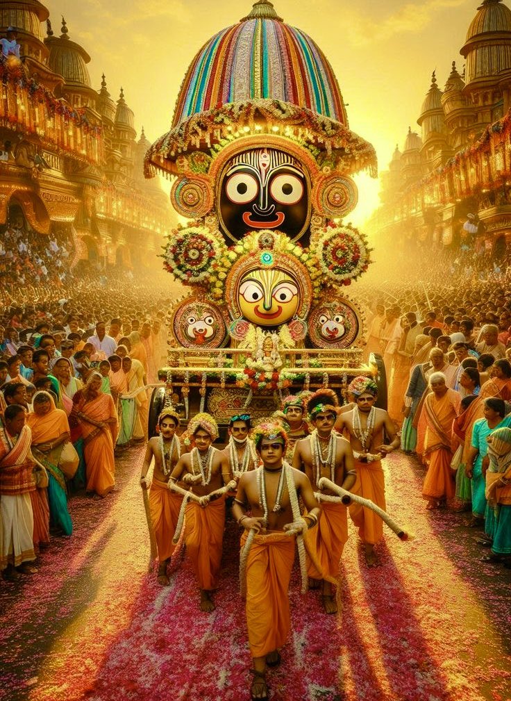 Trust the path 
Jagannath already walks ahead.