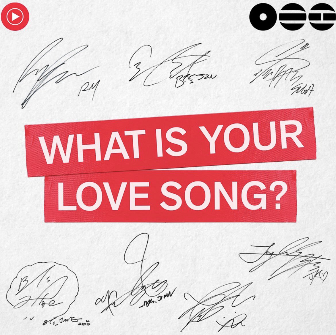 เพลย์ลิสต์เพลงรักประจำตัว <a href="/BTS_twt/">방탄소년단</a> ทาง <a href="/youtubemusic/">YouTube Music</a>

#RM: music.youtube.com/playlist?list=…
#Jin: music.youtube.com/playlist?list=…
#SUGA: music.youtube.com/playlist?list=…
#jhope: music.youtube.com/playlist?list=…
#Jimin: music.youtube.com/playlist?list=…
#V: music.youtube.com/playlist?list=…
#JungKook: music.youtube.com/playlist?list=…