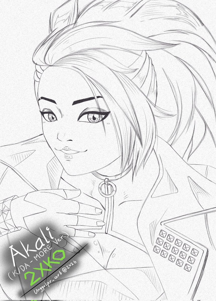 Unggulpr_art's tweet photo. Akali sketch with K/DA - More ver costume.
She will he a new character to play in 2XKO.
Like and repost are very appreciated
#Akali #2XKO #LeagueOfLegends #KDA https://t.co/d6082CWWlB