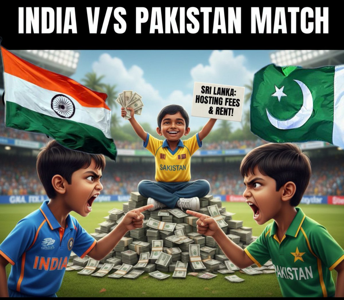 Match hamara, Tension Hamra
Aur
Profit Lanka ka💸😂

#INDvsPAK #INDvPAK #Mahashivratri2026 #Mahadev #SriLanka #Cricket