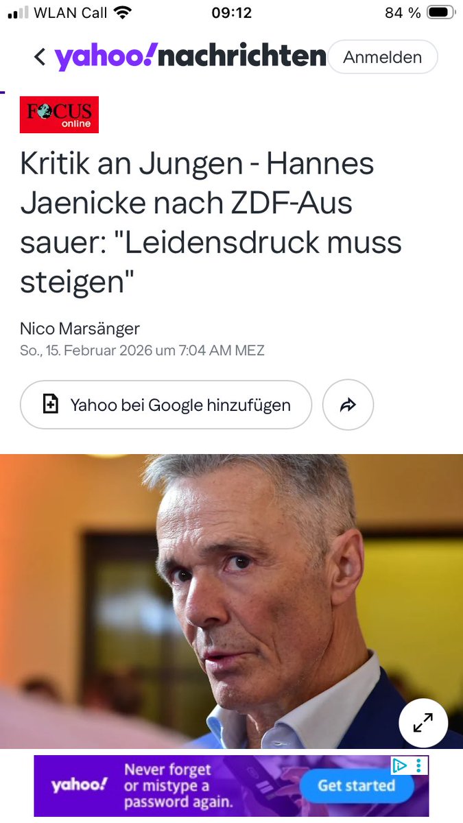 Wird doch Zeit das du in Kalifornien bleibst Jänicke !

Fliegst ewig durch die Welt und predigst den Weltuntergang 🙈

Du hast Millionen von den Steuerzahlern, jetzt nimm das Geld und mach weiter 🤷🏼🤷🏼🤷🏼