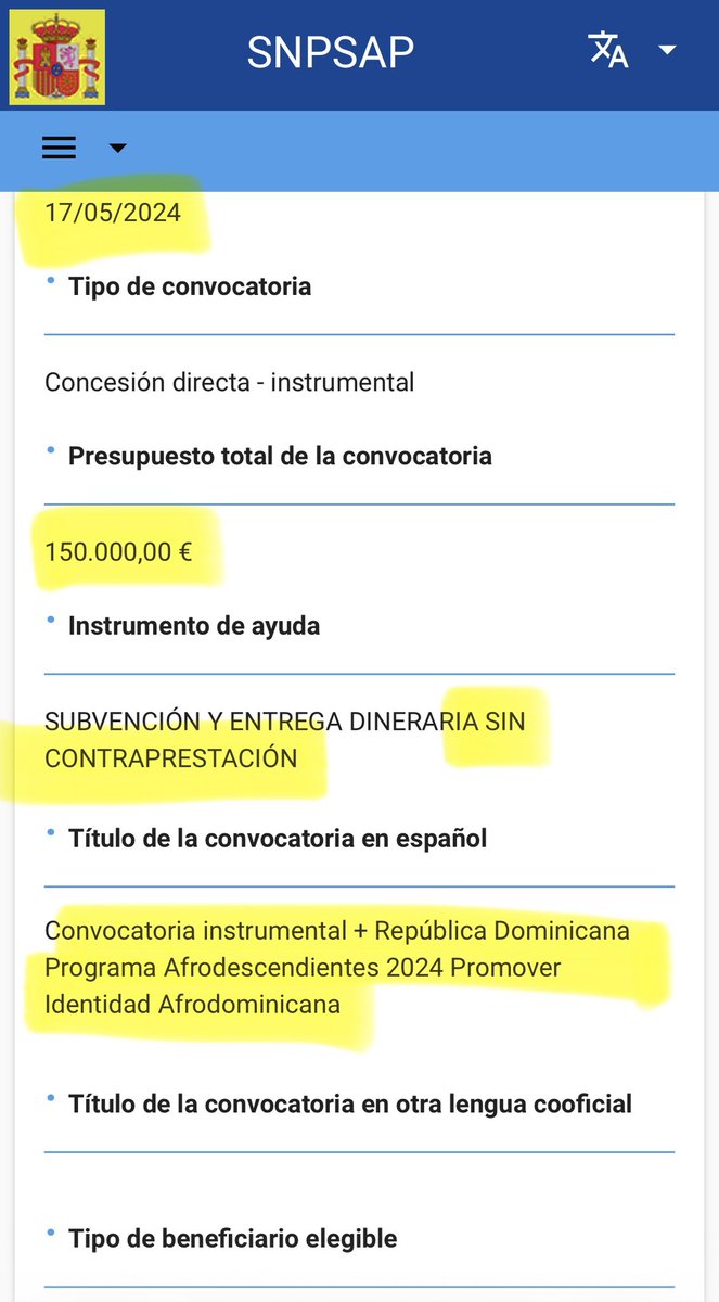 ⭕️ Sepan que el centímetro cuadrado de identidad Afrodominicana va a 150.000€ en 2024. En 2025 ha subido.

¿Cómo se promueve una identidad? ¿Cuánto hay que gastar para hacerlo?
Pagan Vds…