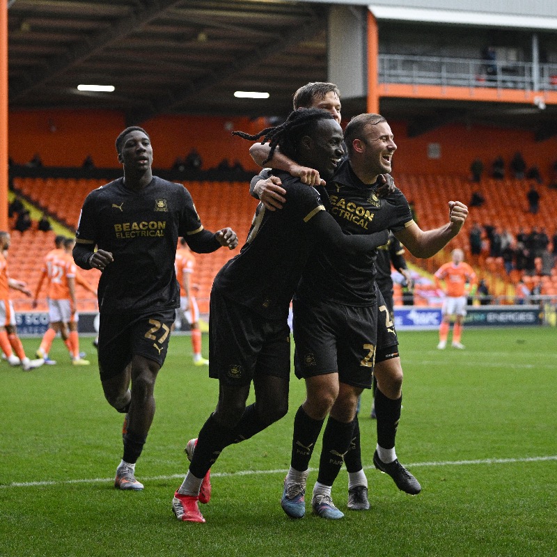 Argyle's tweet photo. Four goals, four scorers, four celebrations! 📸