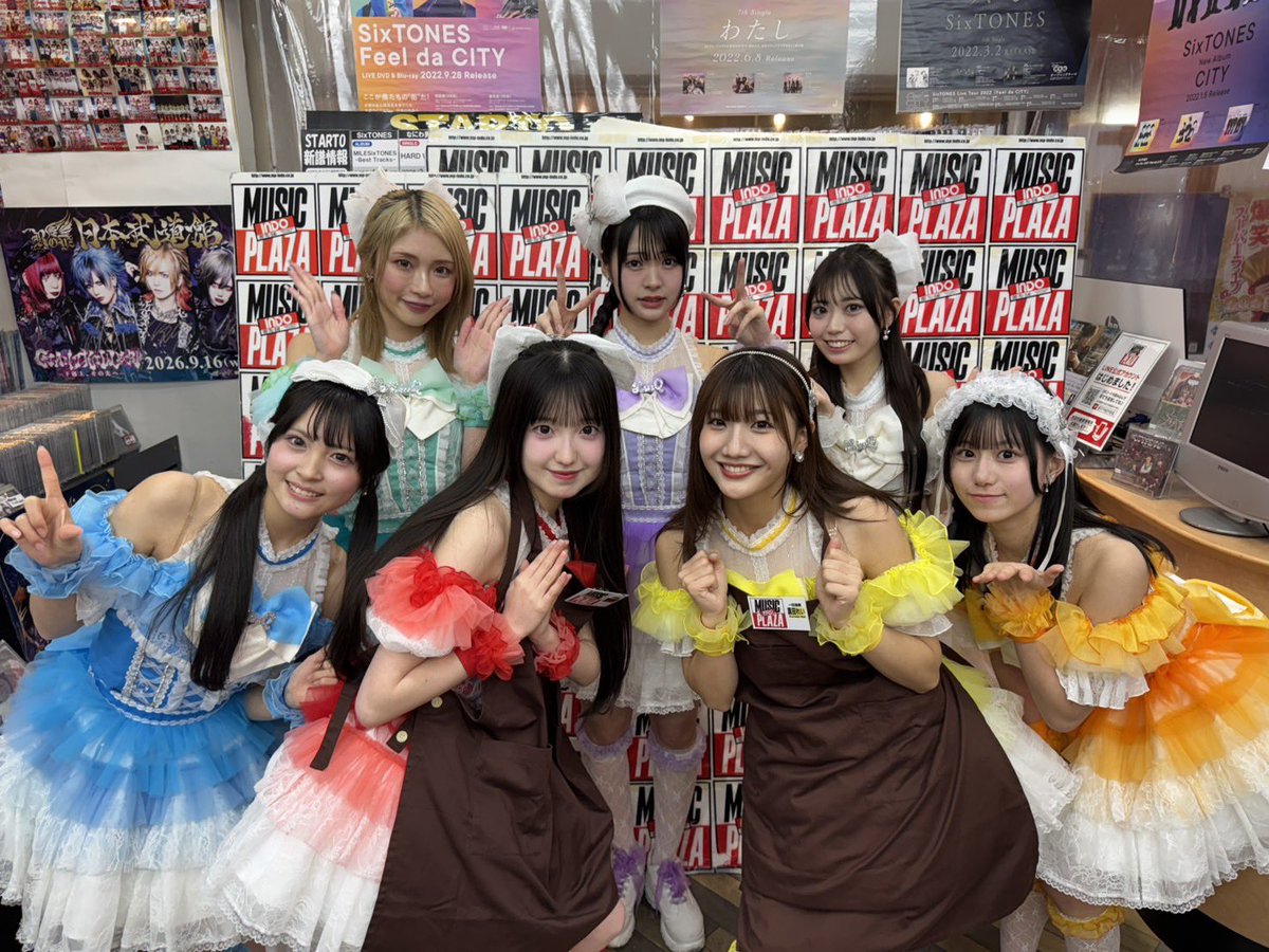 新天町ミュージックプラザ・インドウ様で1日店長させて頂きました💖 新