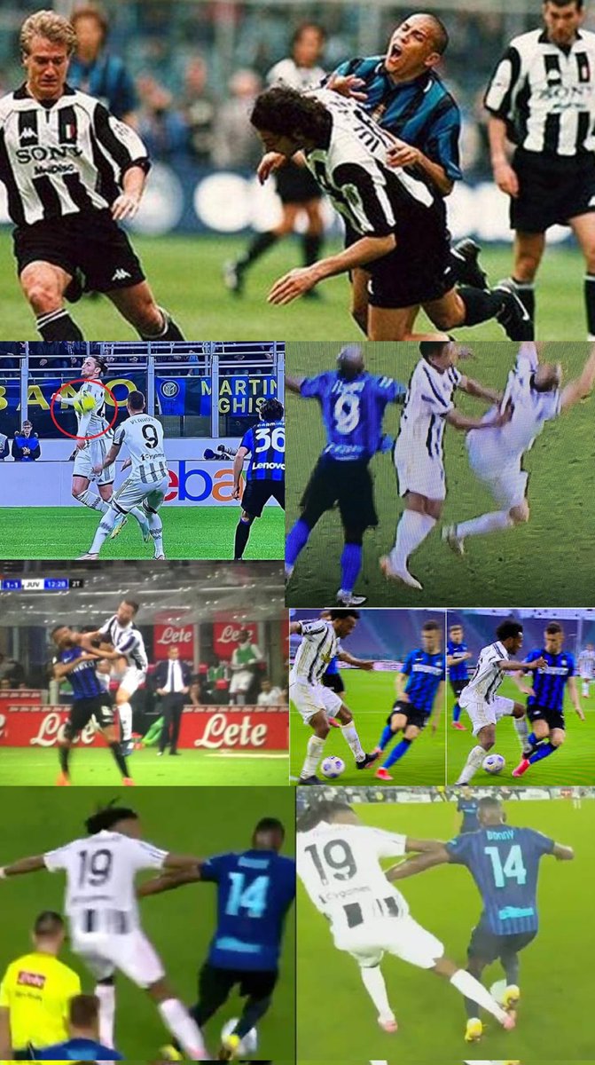 Dopo questi episodi abbiamo sentito solo parlare di calcio perché l'arbitro una volta era l'alibi dei perdenti...