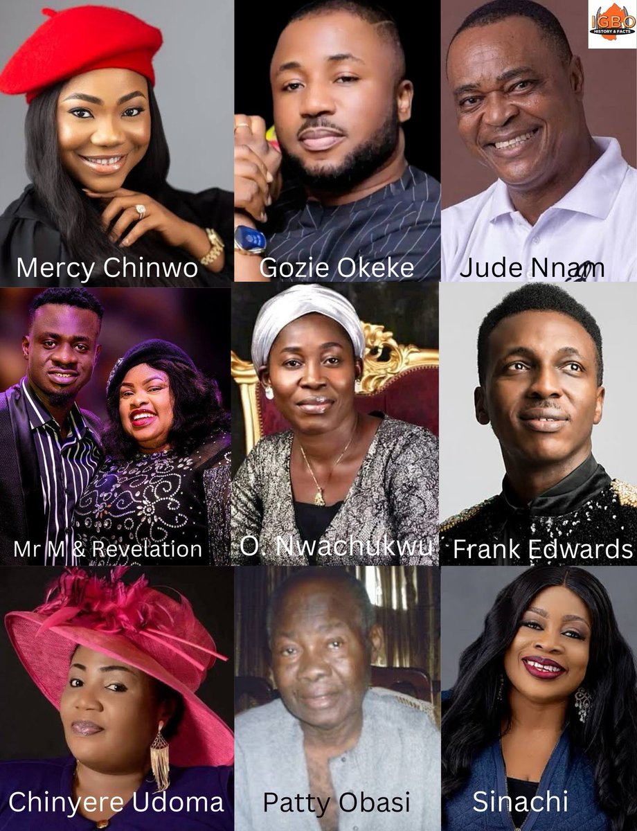 IgboHistoFacts's tweet image. It’s Sunday — pick 3 Igbo gospel artistes. Who are you listening to? 👀