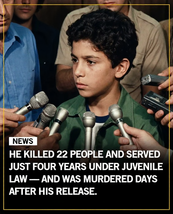 In the early 1990s, Juan Fernando Hermosa, known in Ecuador as the "Niño del Terror" carried out a series of shootings that left 22 people dead. The law gave him 4 years. Days after his release, he was found dead.