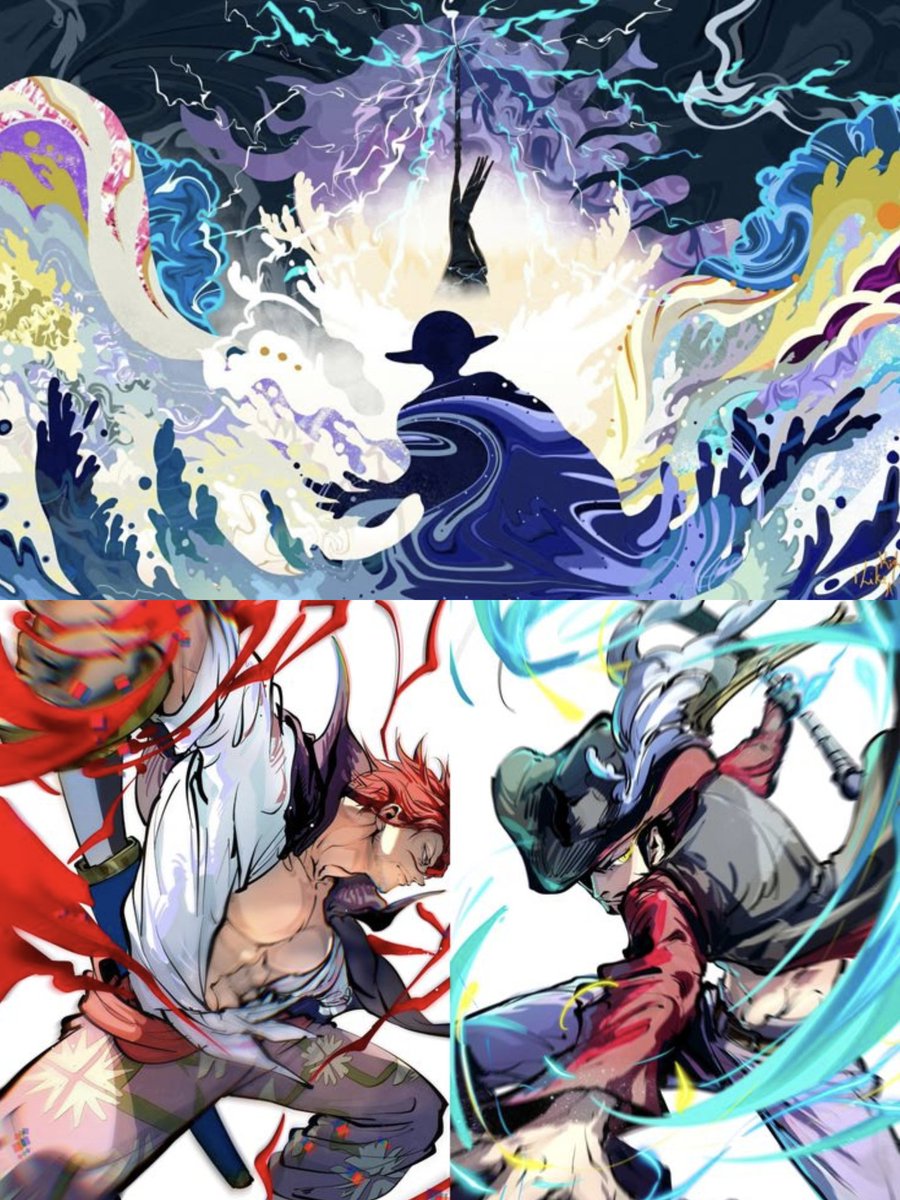 Shanks being connected to Joy Boy and Mihawk being connected to Imu and them being rivals, would feed generations.
#ONEPIECE 
#ONEPIECE1174
#mihawk 
#shanks