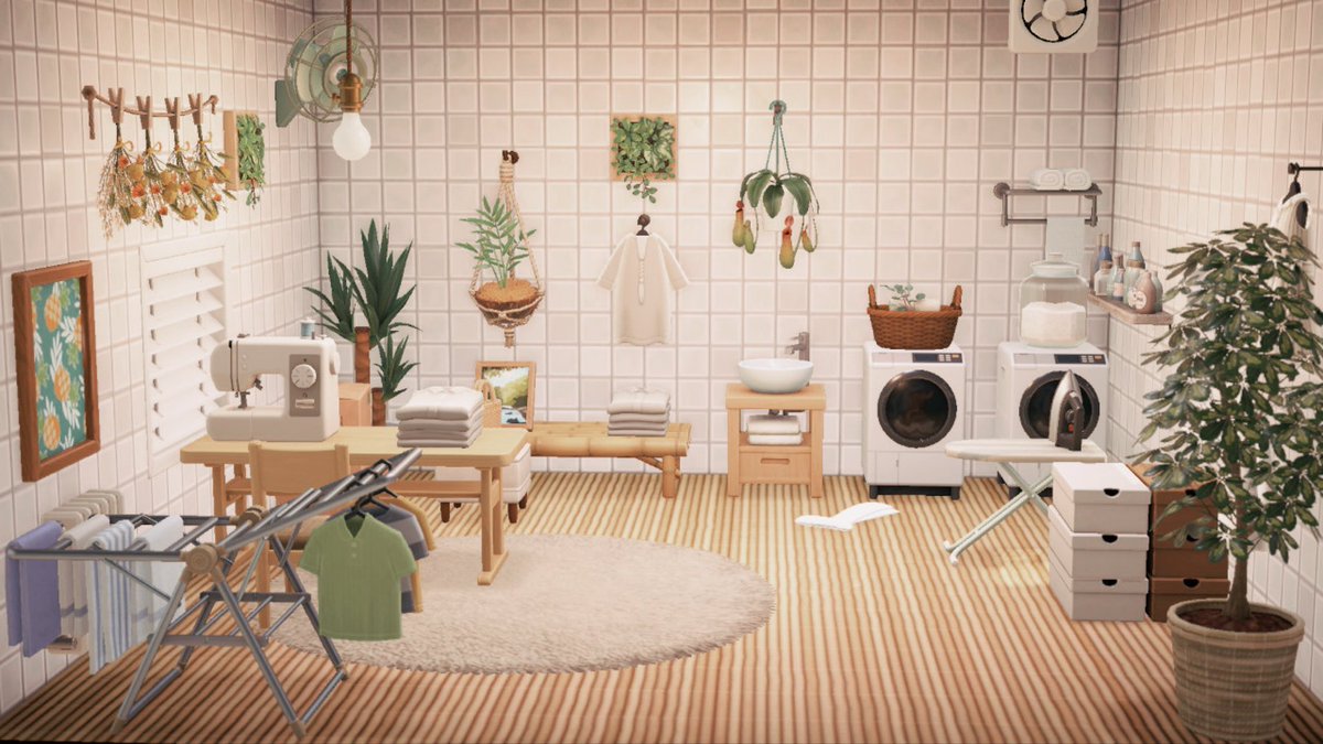 Belk1t's tweet photo. 🧺🧴

#あつ森 ＃あつ森写真部
#animalcrossing #ACNH https://t.co/A4L3GXazBA
