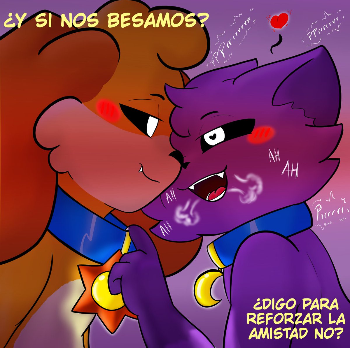 Solo para reforzar la amistad 
(Gato horny cuidado)
#dogdayxcatnap #dogday #catnap #SmilingCrittersFanart #SmilingCritters