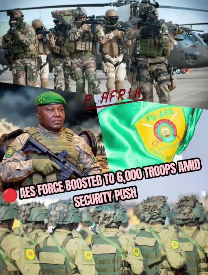 🇳🇪🇧🇫🇲🇱 The AES is scaling up.

Niger's President Tchiani has announced the joint military force of Burkina Faso, Mali, and Niger is being boosted from 5,000 to 6,000 troops.

While Western powers push their own agendas, the Sahel states are building their own security
