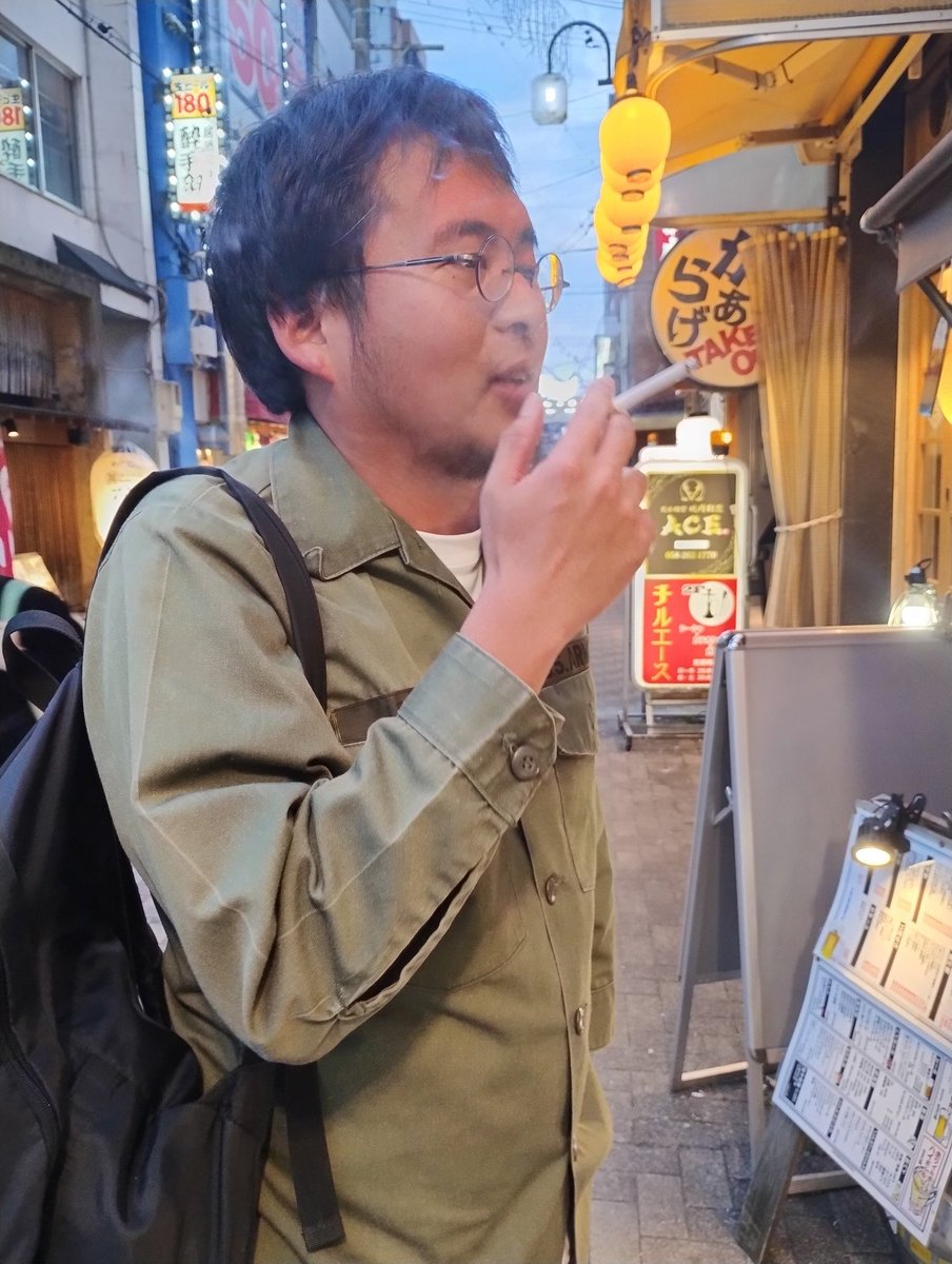 三助氏をヤニ漬けにする