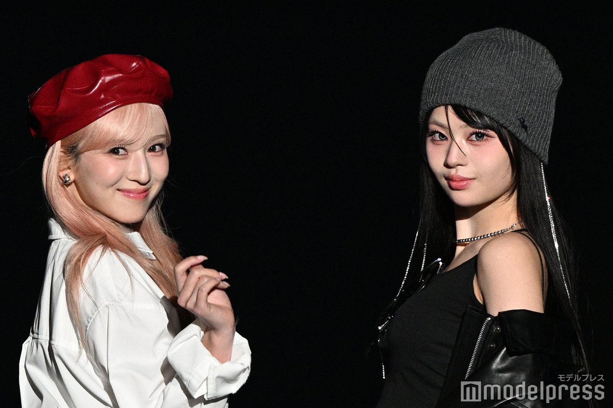 modelpress's tweet photo. 【🩷TGC in あいち・なごや2026🩷】

ME:I・SUZU(山本すず)＆RINON(村上璃杏)
“対照的”スタイル＆表情にファン釘付け
https://t.co/fItcPgfhrs

💭「2人とも似合いすぎ」「思わず見惚れちゃう」

#TGCあいちなごや @official__ME_I_ https://t.co/uhqMaDOWCd