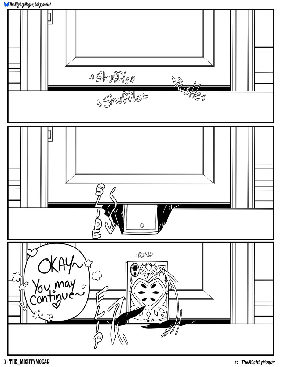 When you fell for a gremlin you get used to his shenanigans 

He just wants in (Adam is amused)

#adamsapple