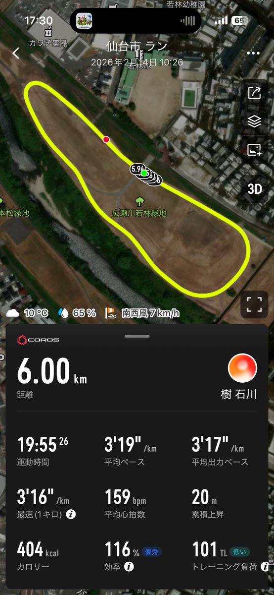 tatsuki112121's tweet photo. 2/14   6000PR(3'20)

ひっさしぶりのポイント。
今年入ってから育児、体調不良、仕事多忙とほんとに不運の連続だった。笑
なんとかやり切れてよかったって感じ。
4月からは転勤で宮城からいなくなるけどなんとか頑張って走りは続けていきたい。 https://t.co/J8tVCy2748
