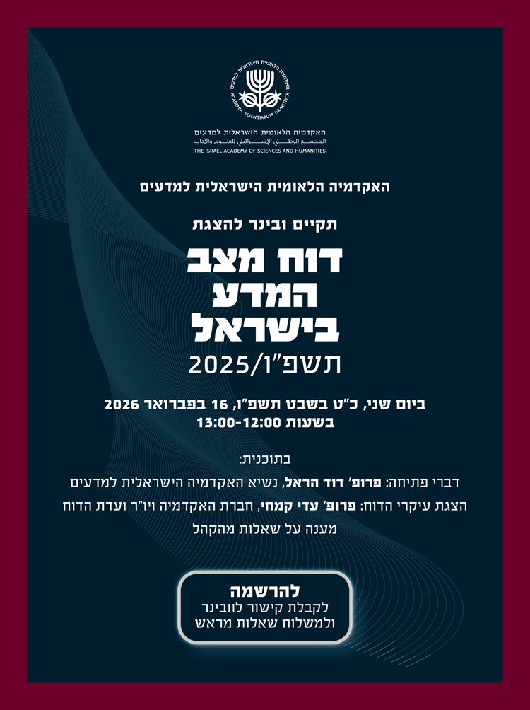 The Israel Academy of Sciences and Humanities tweet media