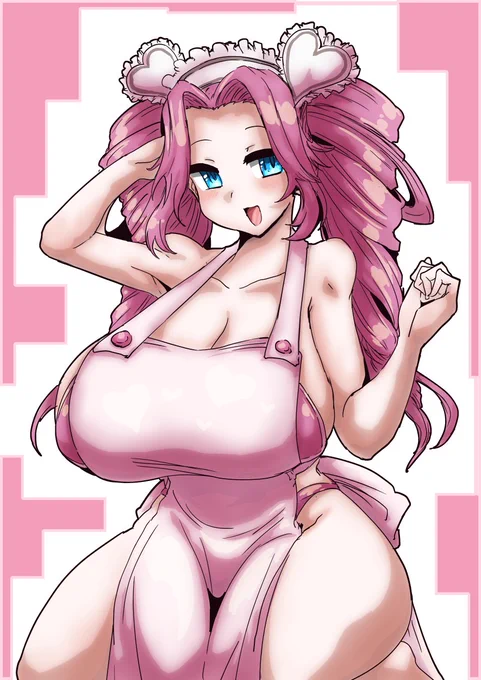 今日の日課はビキニエプロン四国めたんさんです
