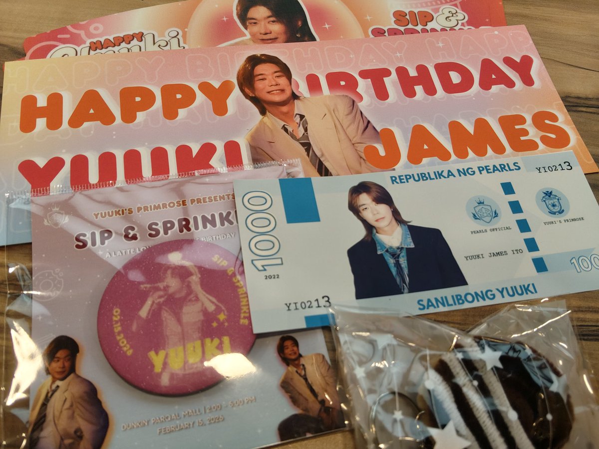 Sip, Sparkle and celebrating with Pearls for our Yuuki's bday ❣️ 🌼

Press Hit Play Yuuki
<a href="/PHPPearls/">Pearls Official</a>
<a href="/YuukiPrimrose/">YUUKI'S PRIMROSE</a>
#Press_Hit_Play #YuukiSprinkleDay #PHP_YuukiDay