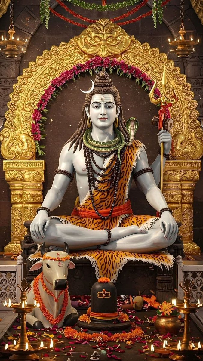 Devendrsingh121's tweet photo. कर्पूरगौरं करुणावतारं संसारसारं भुजगेन्द्रहारम्।
सदा बसन्तं हृदयारविन्दे भवं भवानीसहितं नमामि🙏🙏

आप ‌सभी को महाशिवरात्रि के पावन पर्व की हार्दिक शुभकामनाएं। देवादिदेव महादेव और माता पार्वती का आशीर्वाद आप सभी पर सदैव बना रहे। 
#Mahashivratri 
#Mhashivratri2026 https://t.co/9aiUtljAne
