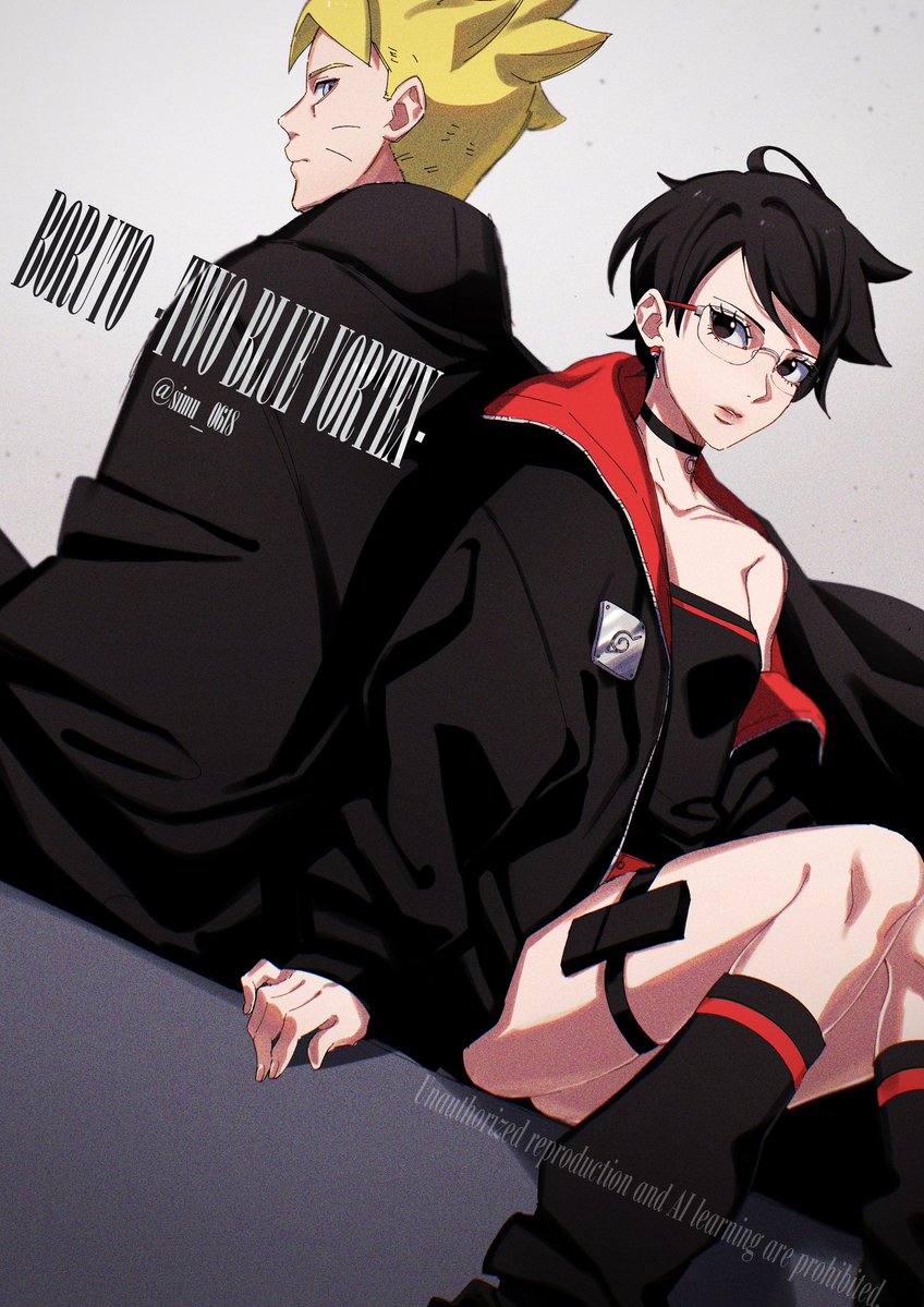 #BORUTOfanart 
#BorutoTwoBlueVortex 
ボルトとサラダ