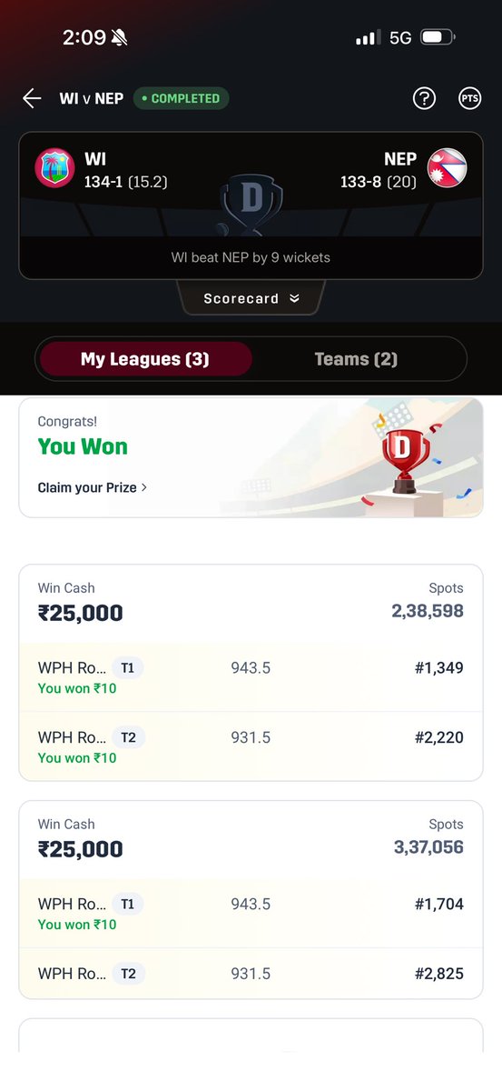 rockstaraltaf's tweet photo. Once again in free to play having fun 🤩
@Dream11
#Dream11 #Gameofskill https://t.co/4u25D775Pd