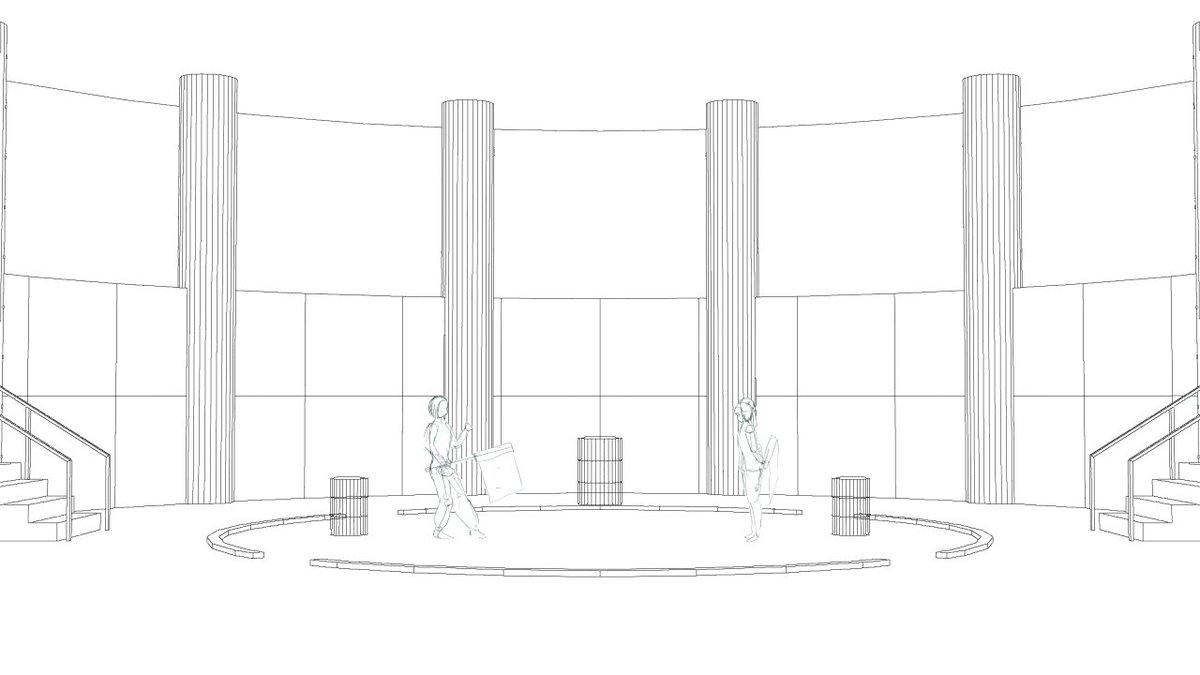 _watagee's tweet photo. ショートノベルゲーム作ってます。
背景を3Dソフトで作ってみました。
最初はどうやって線画にするか悩んだけど、要領がわかってきたぞ。
しかし、問題はイラストのほうだな。
全然感覚が戻ってこない。
頭痛くなってきた笑 https://t.co/rKC1dLbPvf
