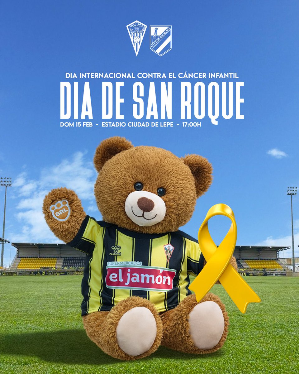 🎗️⚽️ ¡𝗗𝗜𝗔 𝗗𝗘 𝗦𝗔𝗡 𝗥𝗢𝗤𝗨𝗘!

🆚 <a href="/futbolbaserecre/">Fútbol Base Recreativo de Huelva</a> 
⌚️ 17:00H
🏟️ Estadio Ciudad de Lepe
🎟️ sanroquedelepe.compralaentrada.com/eventos/