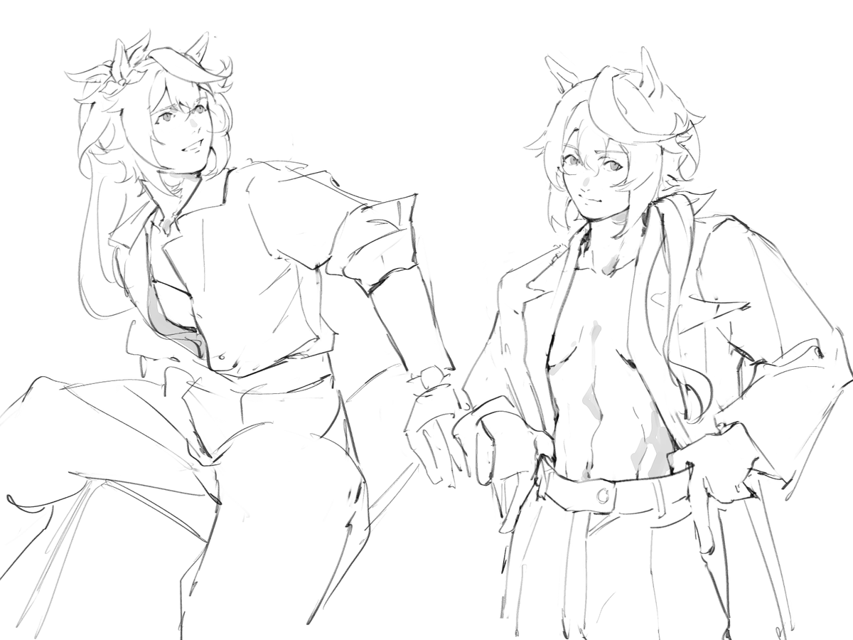 _tapeanna's tweet photo. i was angry at the amt of mcqueen fanservice i was drawing so heres teio https://t.co/RdFPSqDW1C
