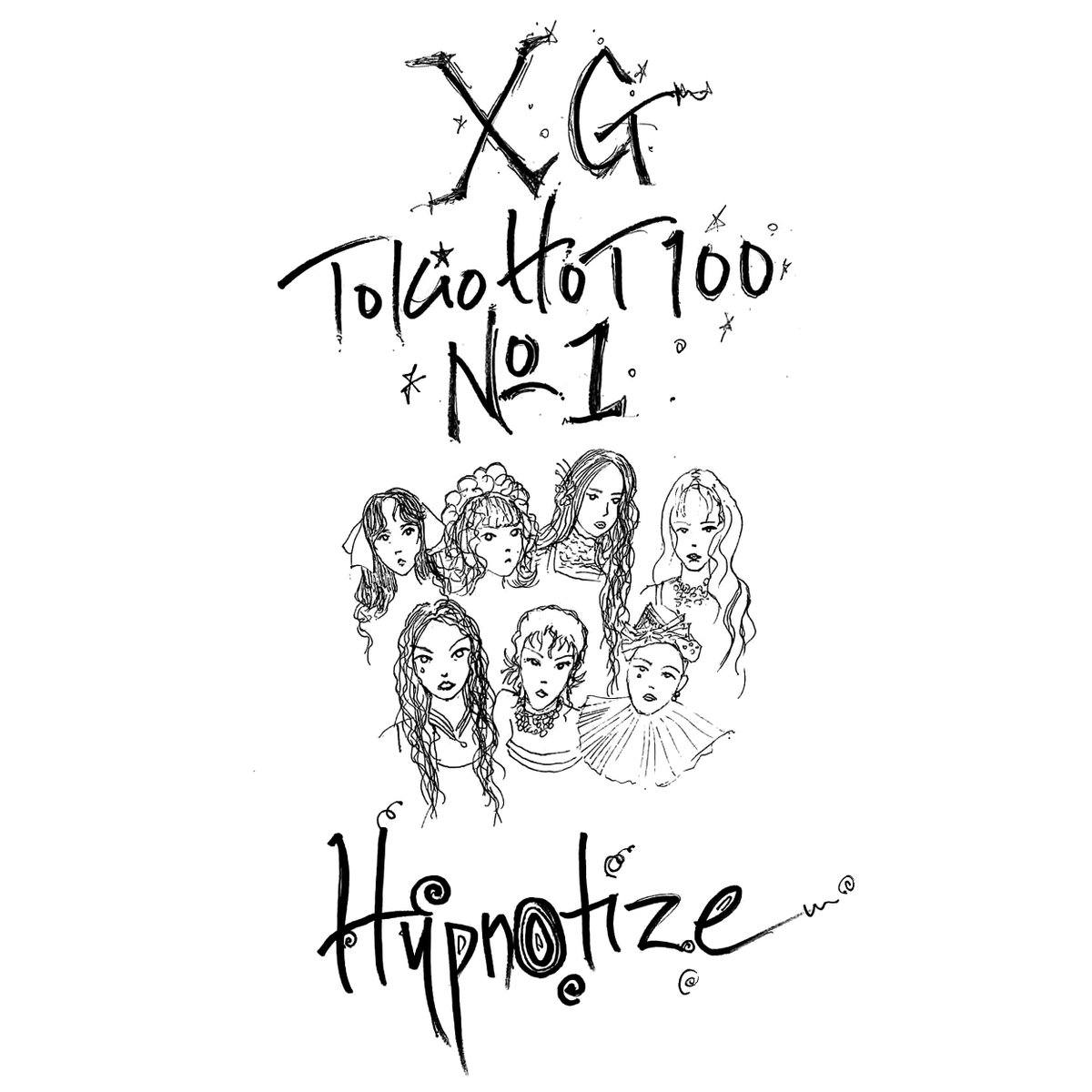 クリス・ペプラーが描いたイラスト🖋 @ChrisDPeppler 今週2/15は #XG