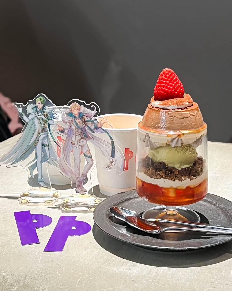 最終日行ったよ〜！
激うまステーキと概念自カプカフェ（？？？）