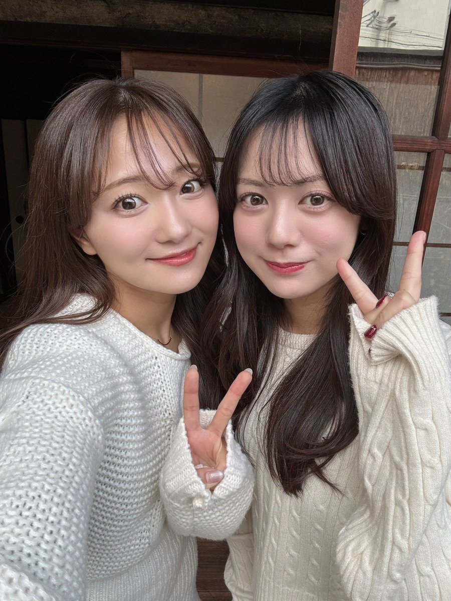 今日はあやかさんとペア撮でした🥹！

ずーっと会ってみたくてやっと会えました〜💓💓💓
可愛すぎた🥹